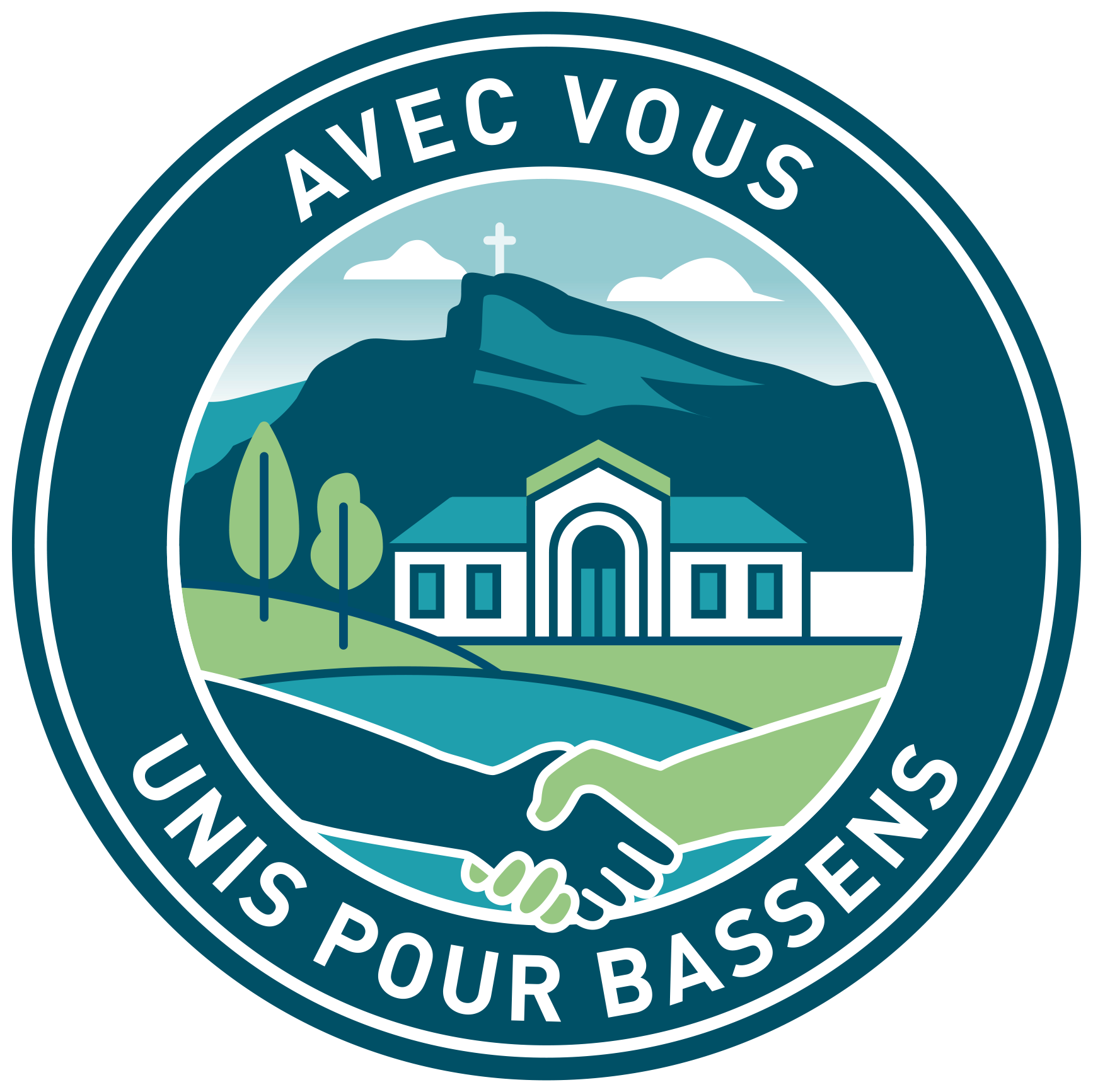 logo Avec Vous unis pour Bassens